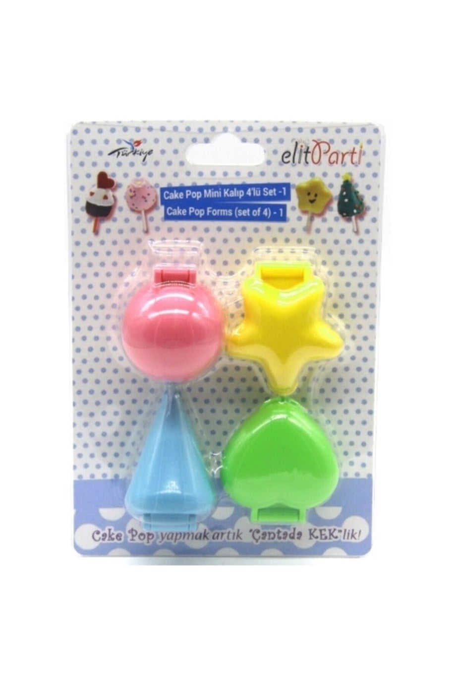 CAKE POPS KALIP 4 LÜ SET | AdanaPastaMalzemeleri.com CAKE POPS KALIP 4 LÜ SET
