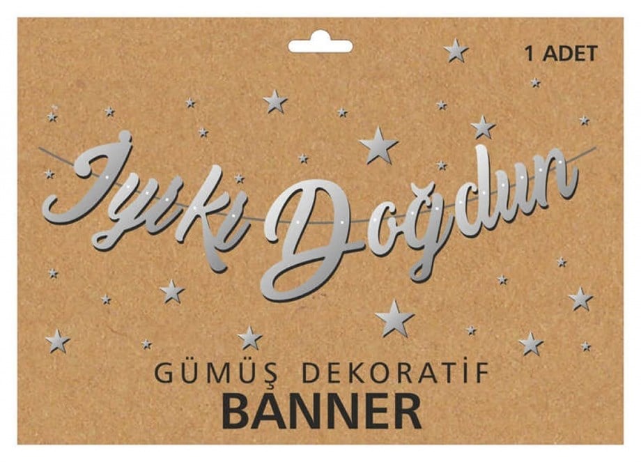 CARS FORMULA İYİ Kİ DOĞDUN HARF BANNER | AdanaPastaMalzemeleri.com KARTON HAPPY BIRTHDAY BANNER GÜMÜŞ