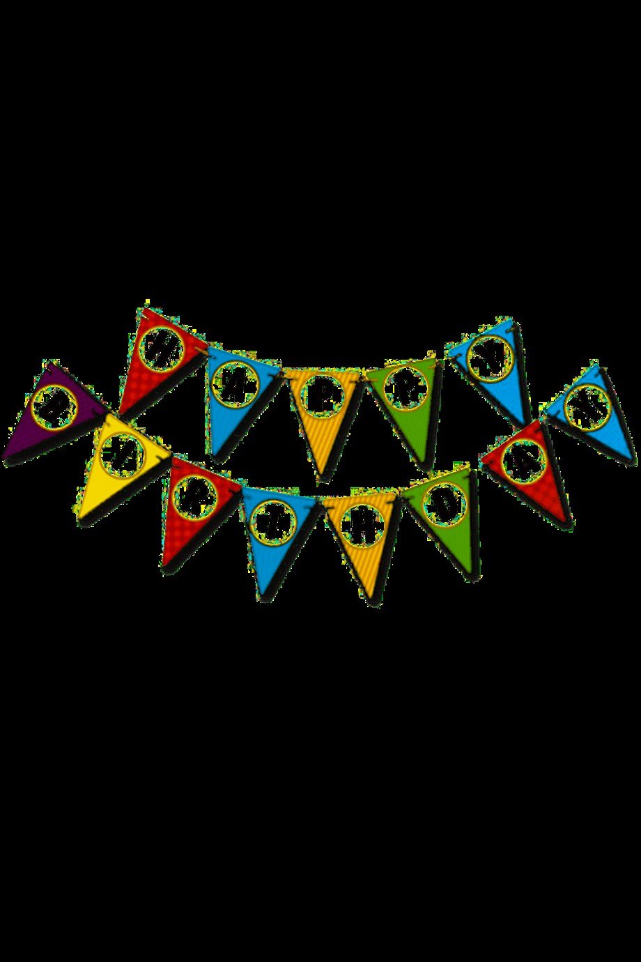 HAPPY BIRTHDAY ÜÇGEN FLAMA BNR-060