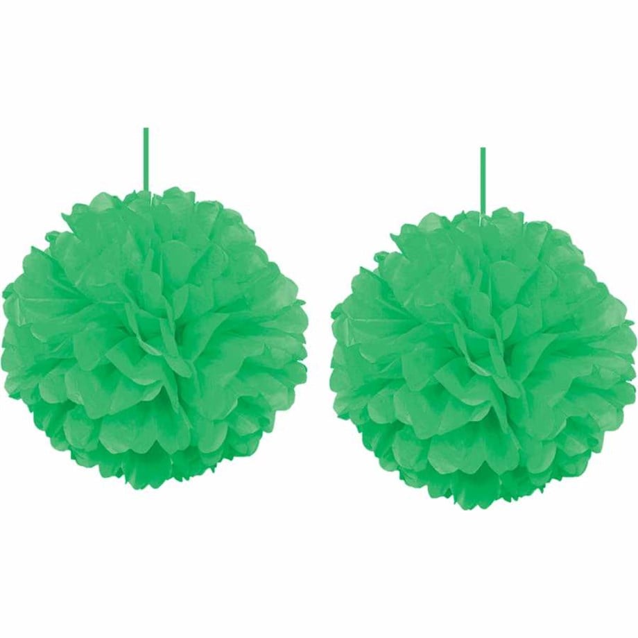 KF035 2 Lİ POMPOM DEKOR SÜS YEŞİL