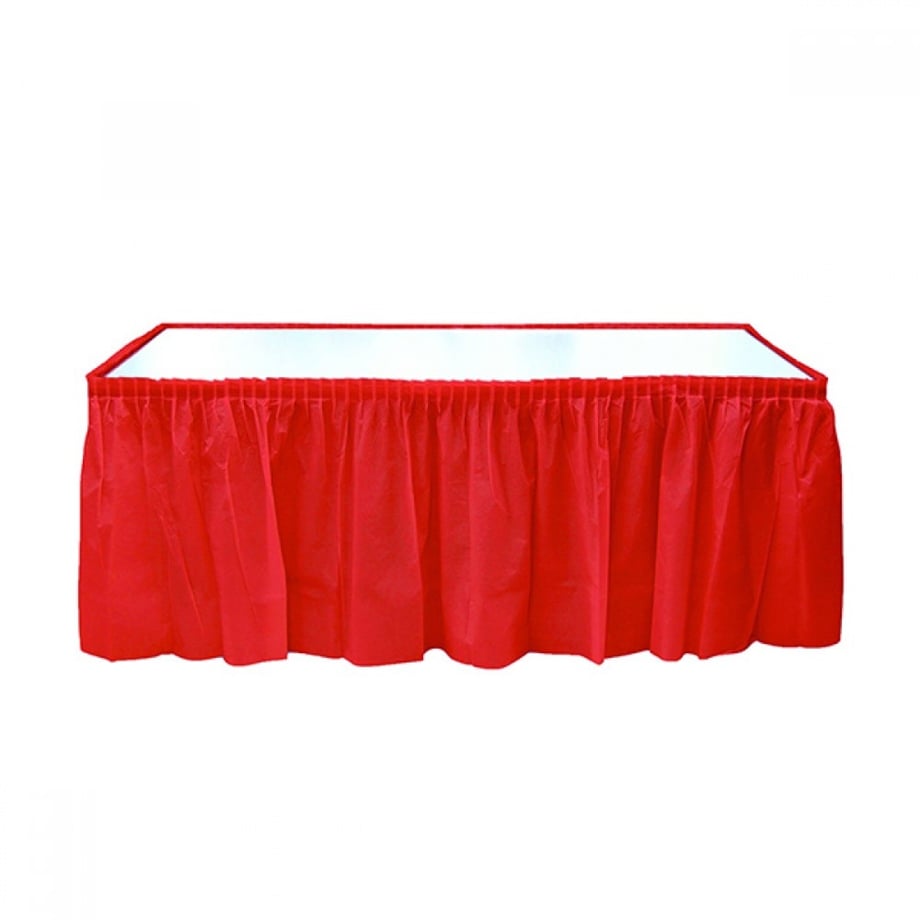 MASA ETEĞİ KIRMIZI 4 METRE