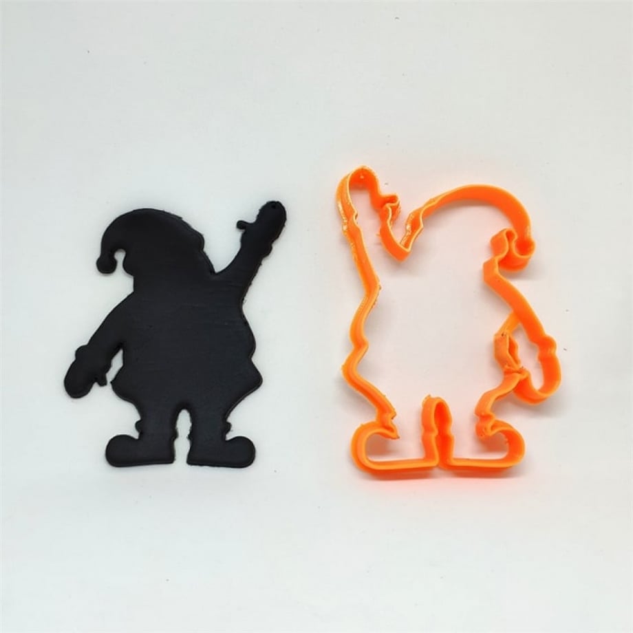 NOEL BABA KESİCİ KALIP YILBAŞI 8 CM
