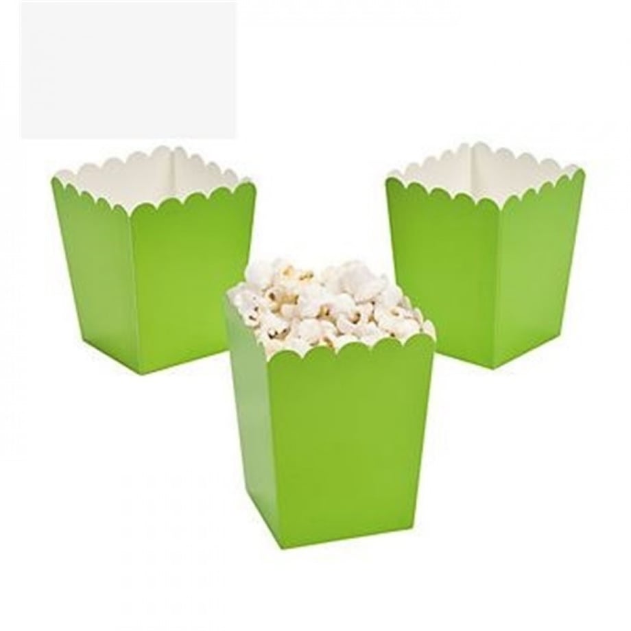 POPCORN KUTU YEŞİL 10 ADET