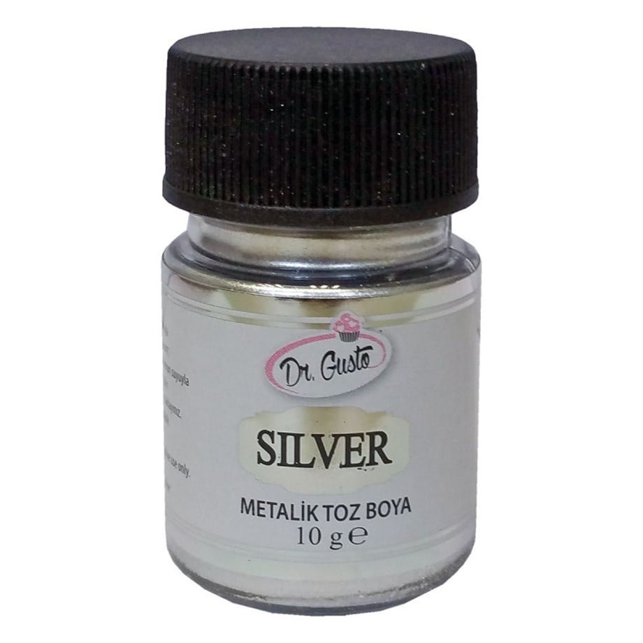 PREMİUM 10 GR METALİK TOZ BOYA GÜMÜŞ | AdanaPastaMalzemeleri.com PREMİUM 10 GR METALİK TOZ BOYA GÜMÜŞ