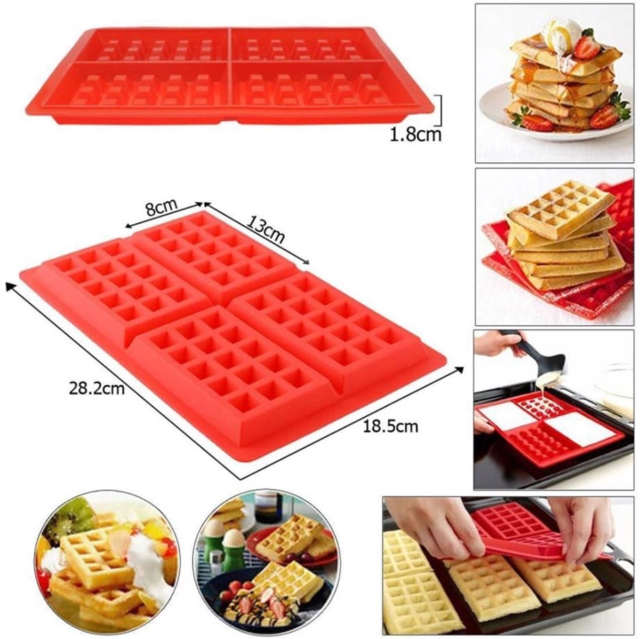 SİLİKON WAFFLE PİŞİRME KALIBI | AdanaPastaMalzemeleri.com SİLİKON WAFFLE PİŞİRME KALIBI