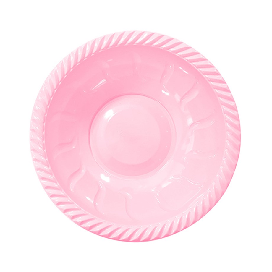 TABAK PLASTİK KASE PEMBE 8 ADET