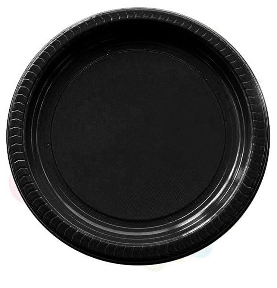 TABAK PLASTİK SİYAH 25 Lİ