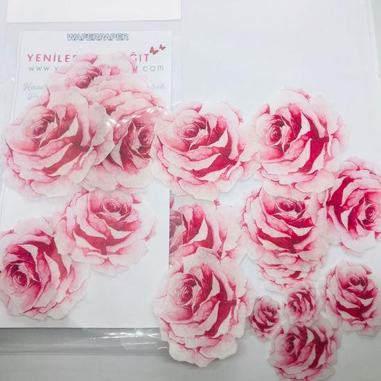 WAFFERPAPER YENİLEBİLİR KAĞIT GÜL ÇİÇEKLER | AdanaPastaMalzemeleri.com WAFFERPAPER YENİLEBİLİR KAĞIT GÜL ÇİÇEKLER