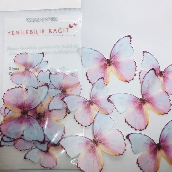 WAFFERPAPER YENİLEBİLİR KAĞIT MODEL - 1 | AdanaPastaMalzemeleri.com WAFFERPAPER YENİLEBİLİR KAĞIT KELEBEKLER MODEL - 1