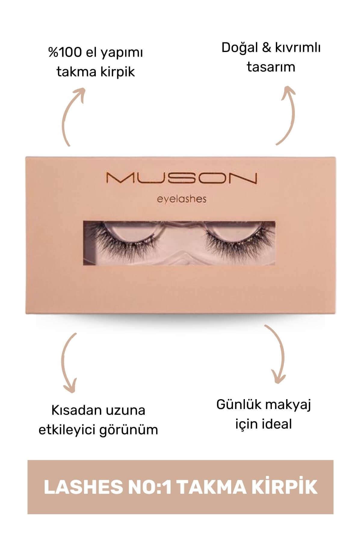 Muson Lashes No:1 Takma Kirpik