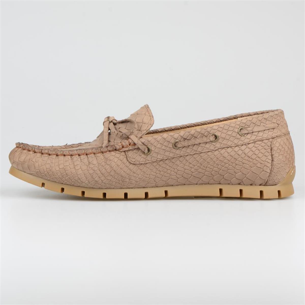 Brown Leather Shoes for Women Flats Loafers