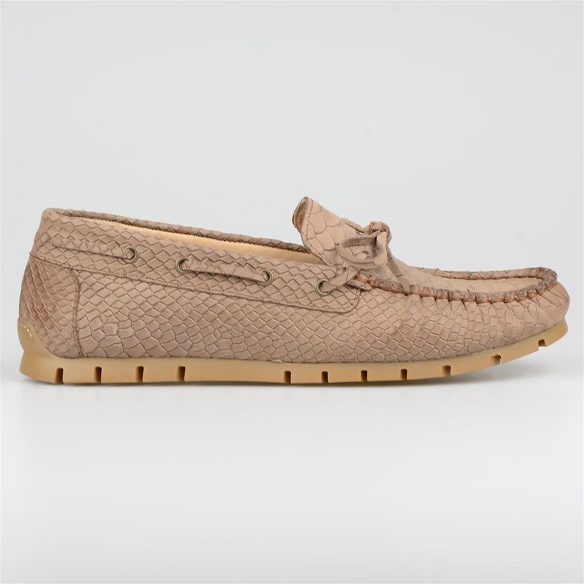 Brown Leather Shoes for Women Flats Loafers