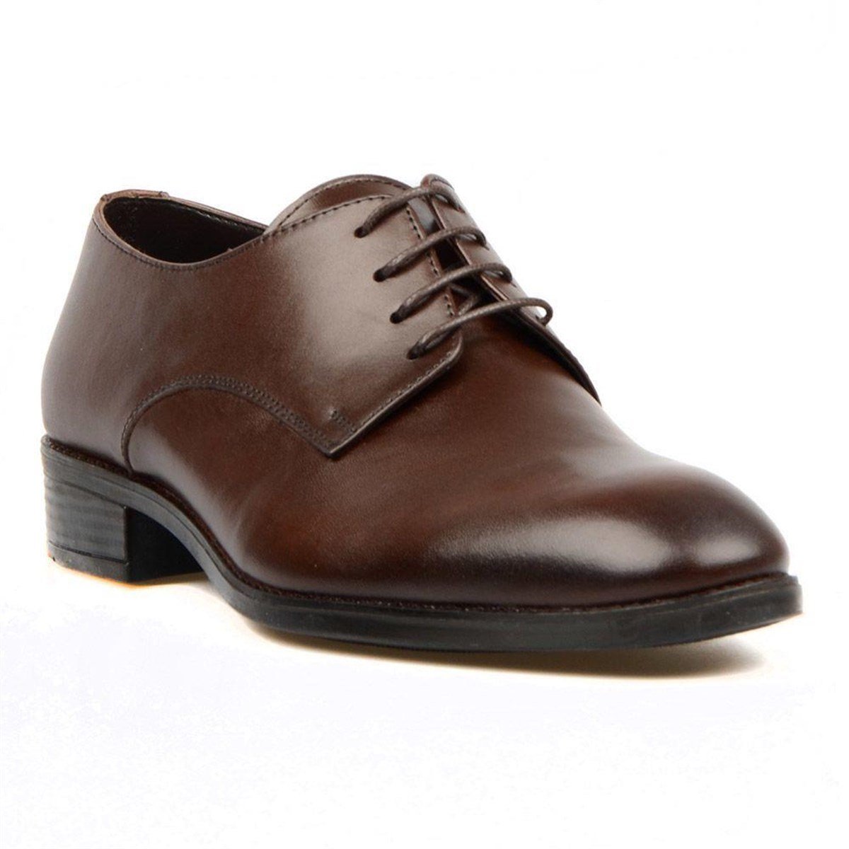 Brown Leather Men Shoes