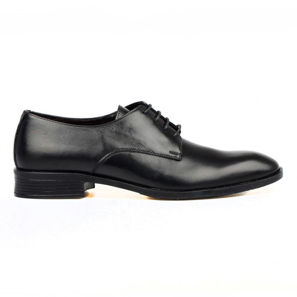 Black Leather Men Shoes