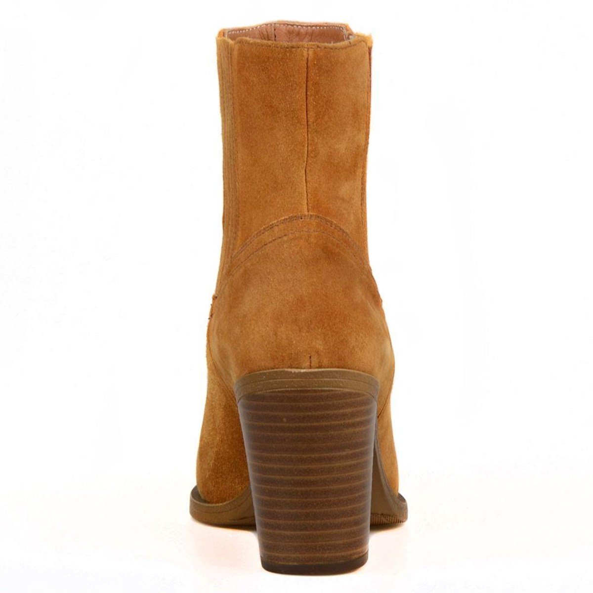 Women's Suede Tan Cowboy Boots