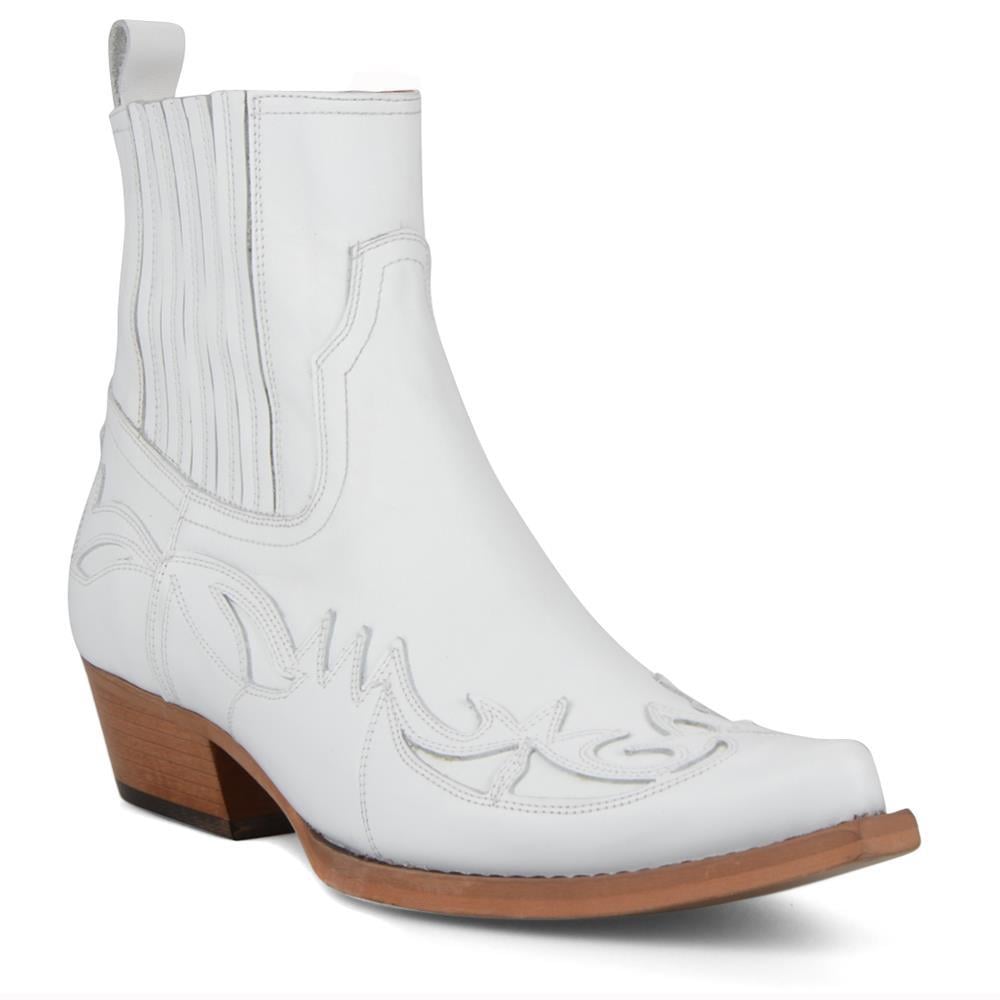 White Men's Cowboy Boots