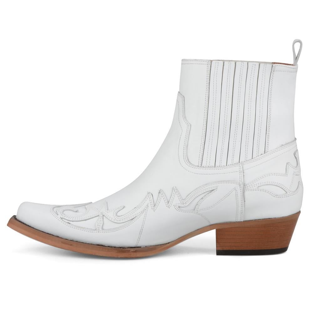 White Men's Cowboy Boots