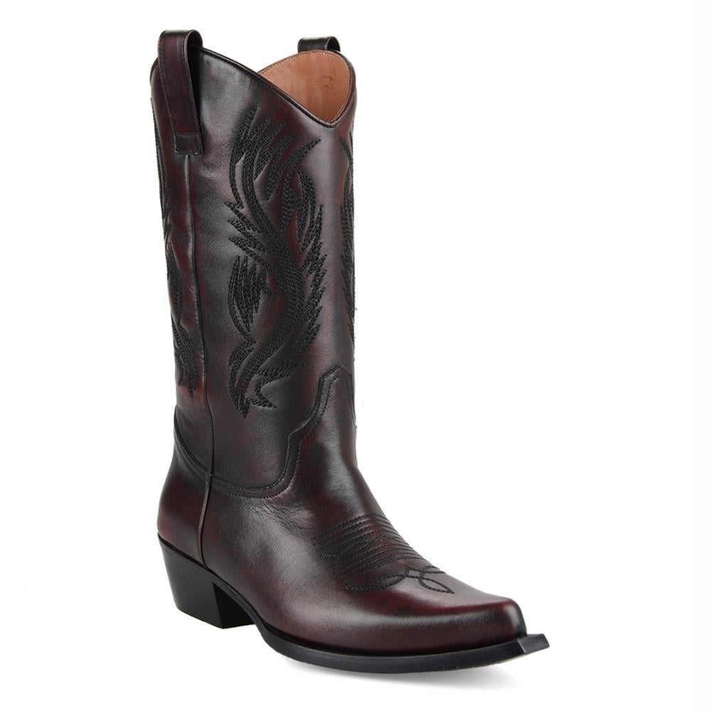FootCourt Cowboy Boots Burgundy Geneva