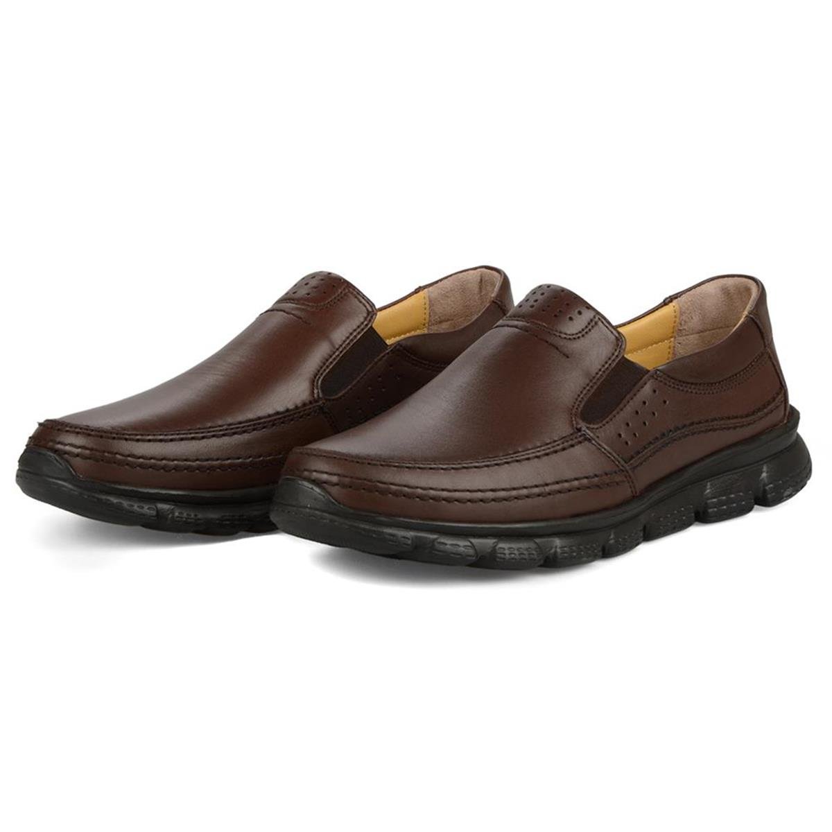 Extra Light Brown Men Shoes