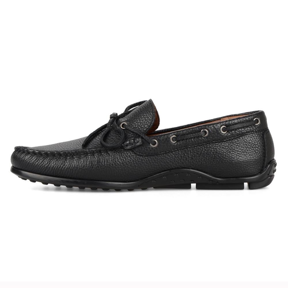 Black Loafers Moccasin Driving Shoes