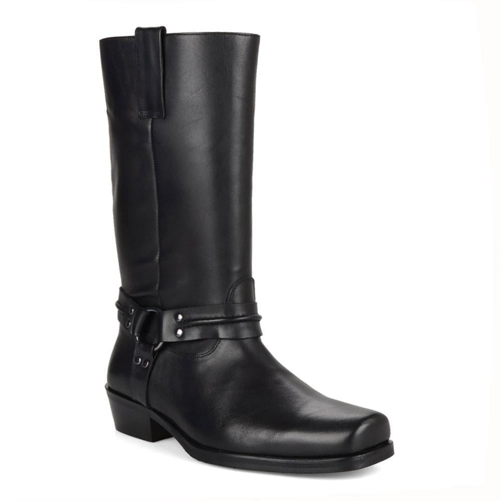 FootCourt Black Biker Boots Black