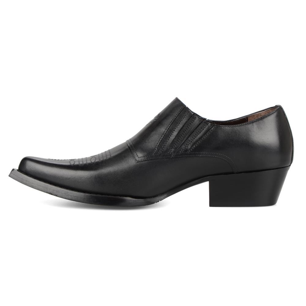 FootCourt Black Cowboy Shoes