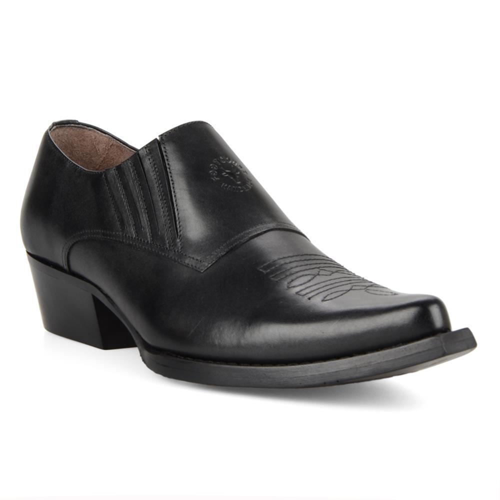 FootCourt Black Cowboy Shoes