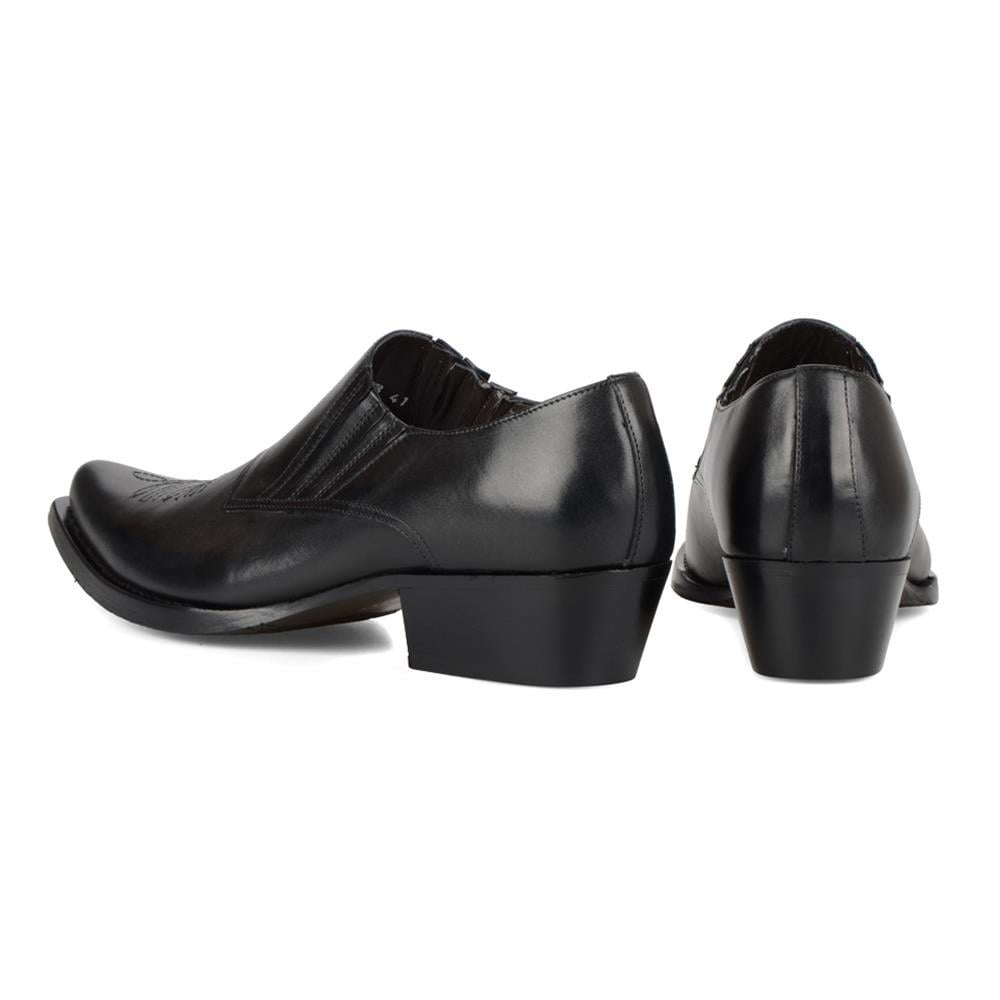 FootCourt Black Cowboy Shoes