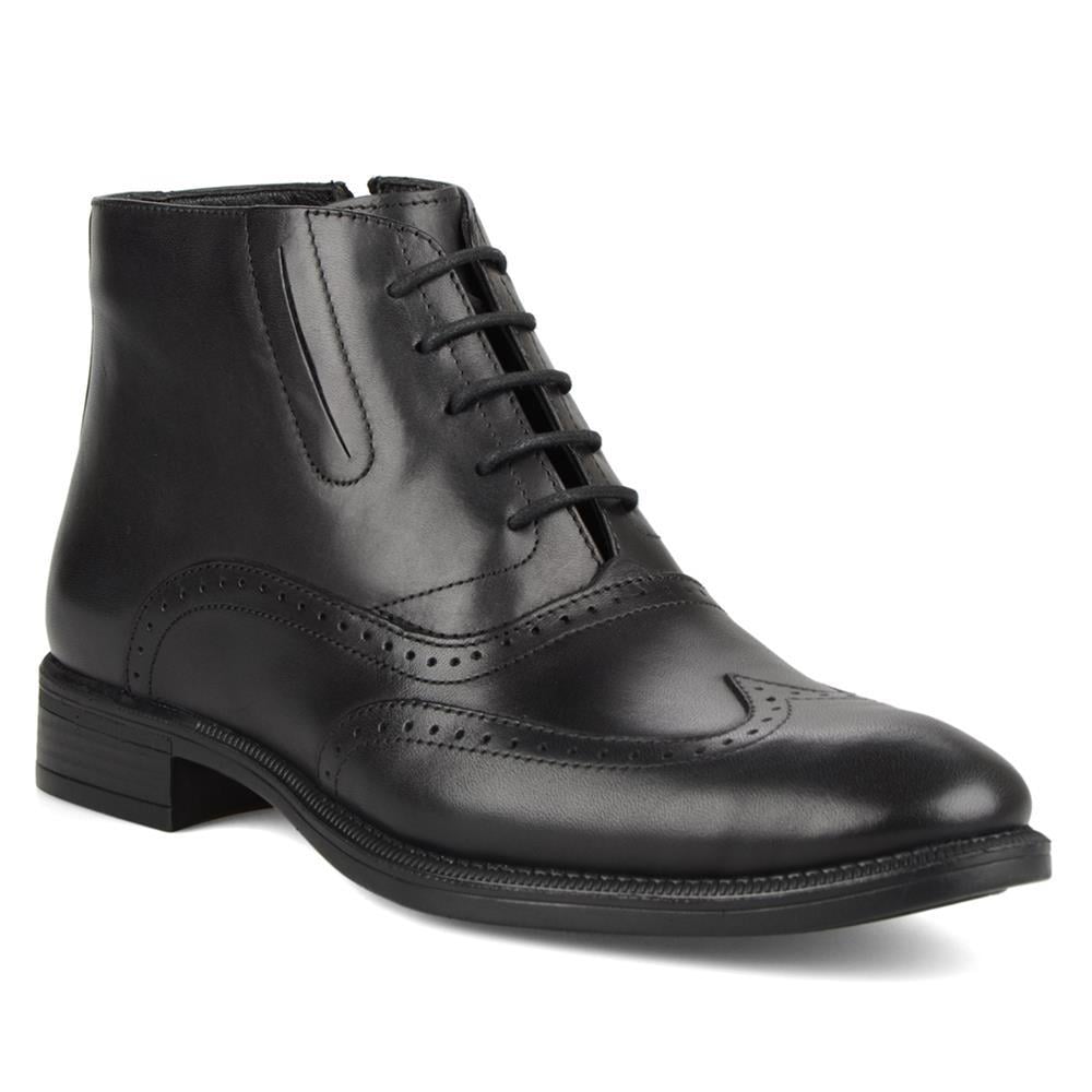 Black Oxford Boots for Men