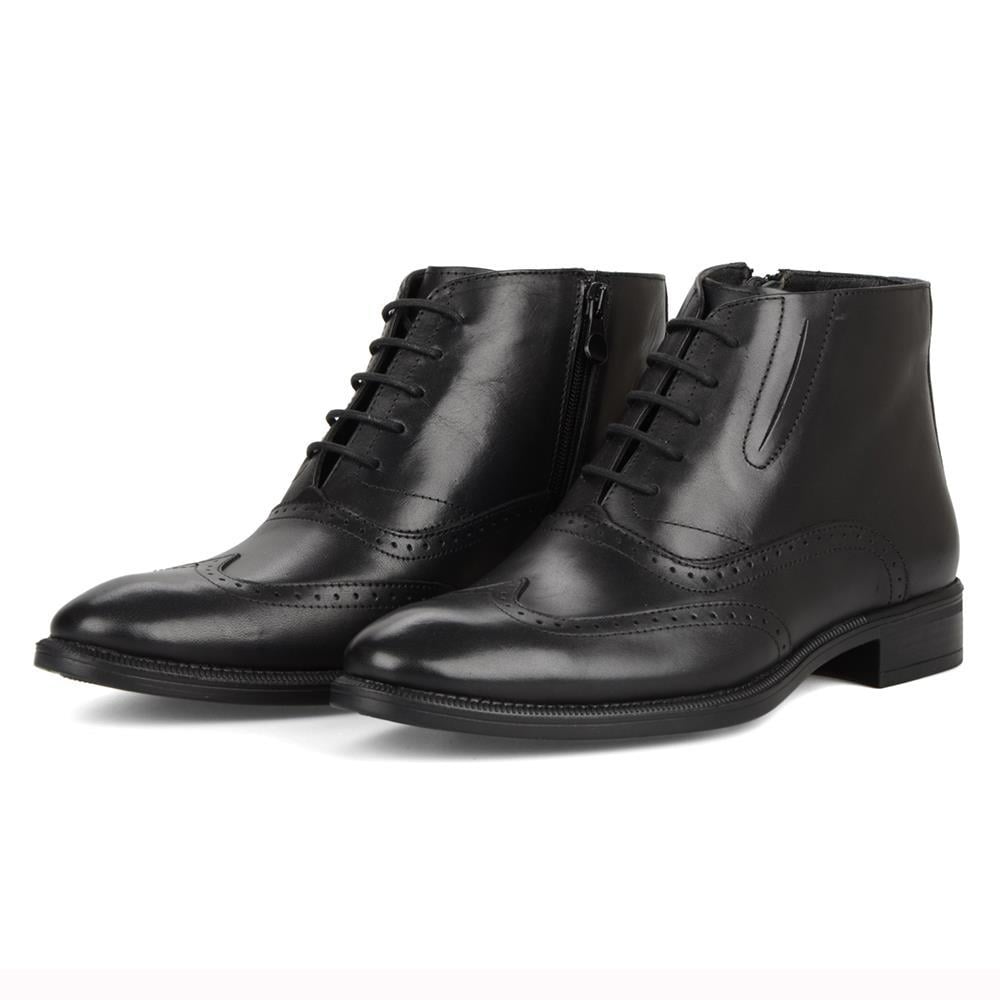 Black Oxford Boots for Men