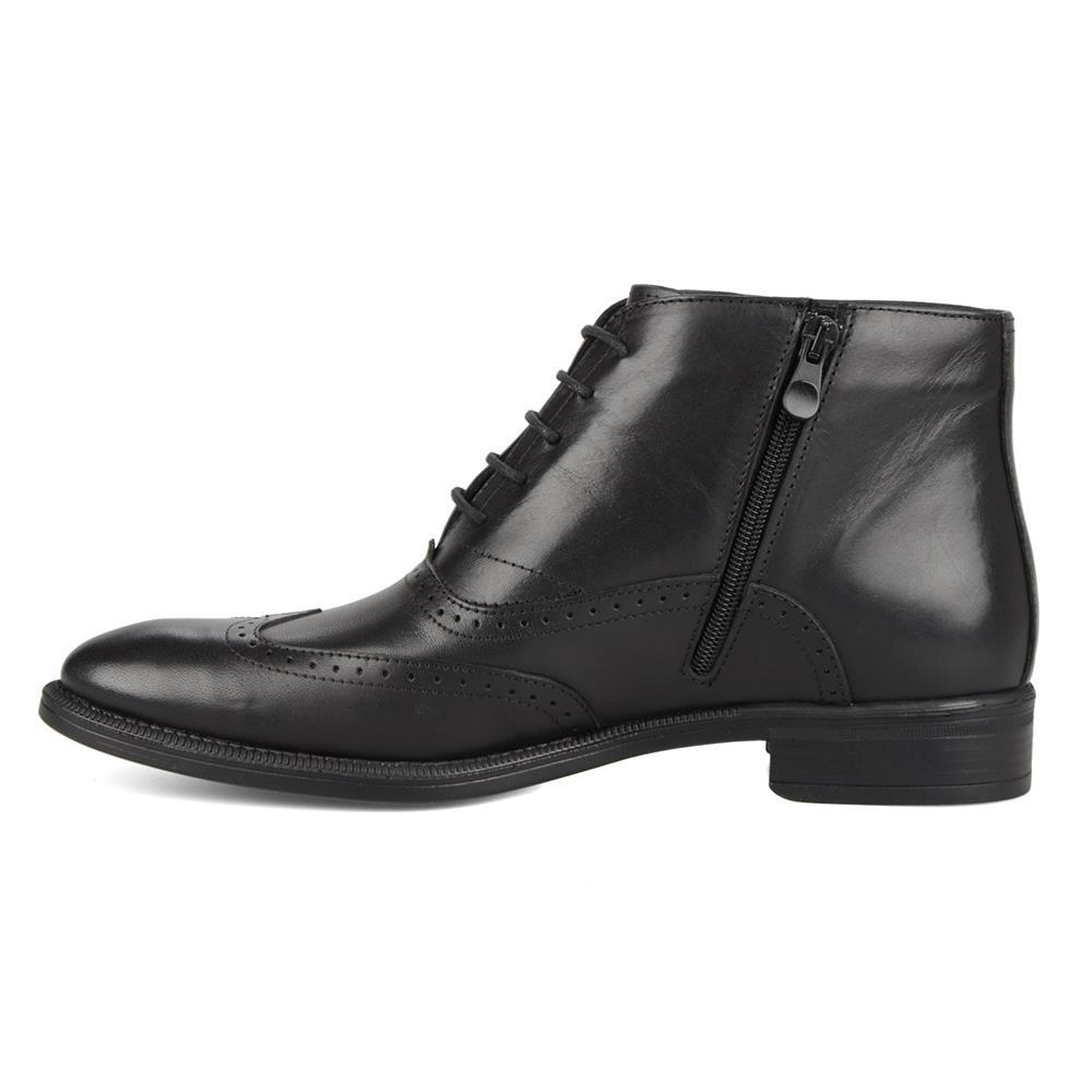 Black Oxford Boots for Men