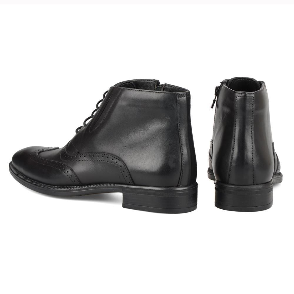 Black Oxford Boots for Men