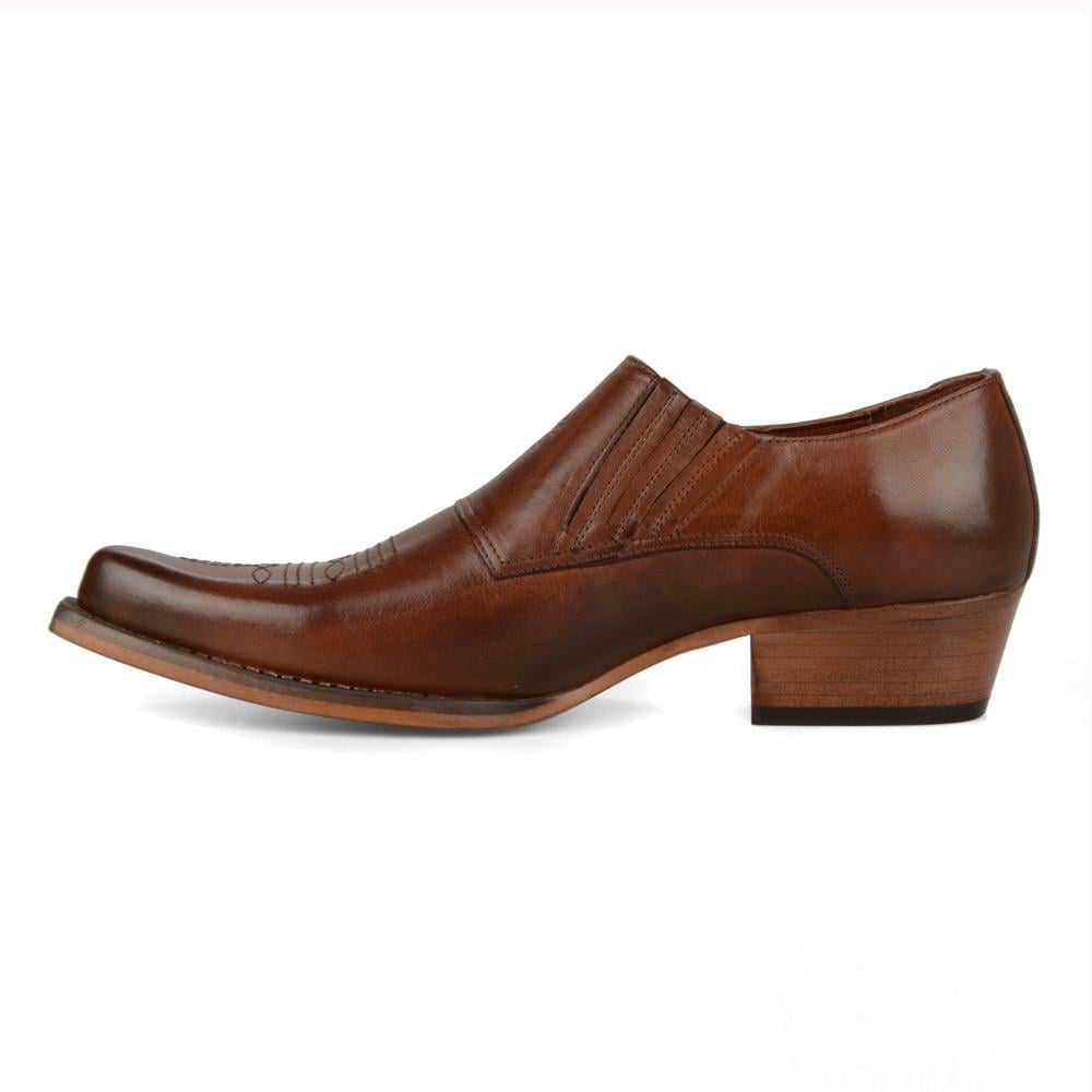 FootCourt Tan Cowboy Shoes