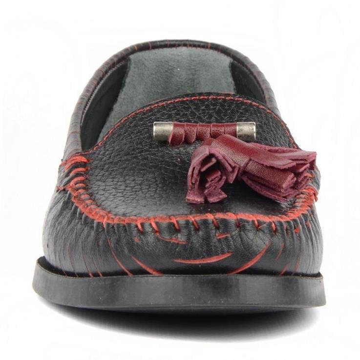 FootCourt Women Shoes Black Red