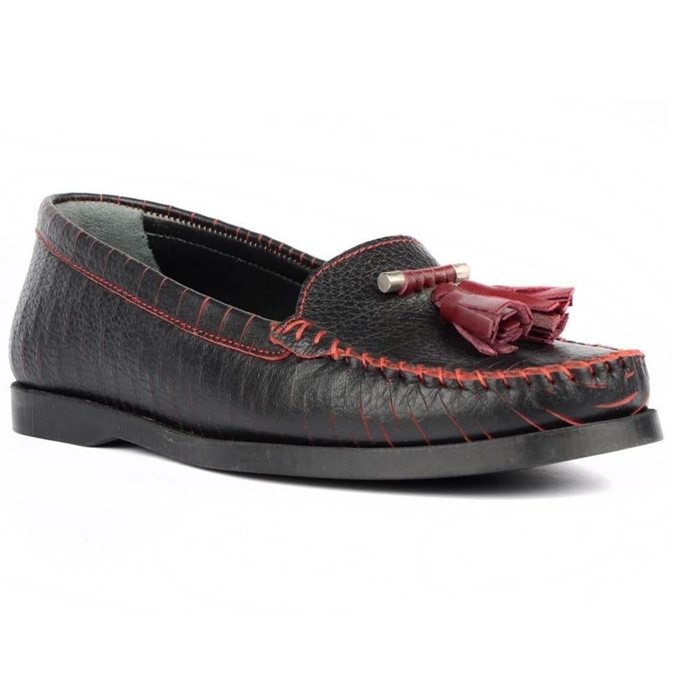 FootCourt Women Shoes Black Red