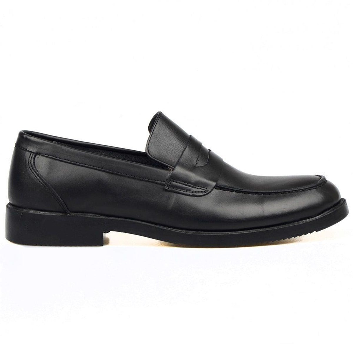 Black Leather Men Shoes