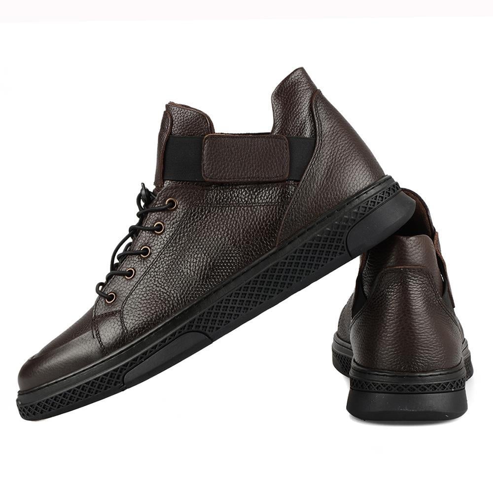 Brown Leather Men's Smart Casual Boots Martisberg