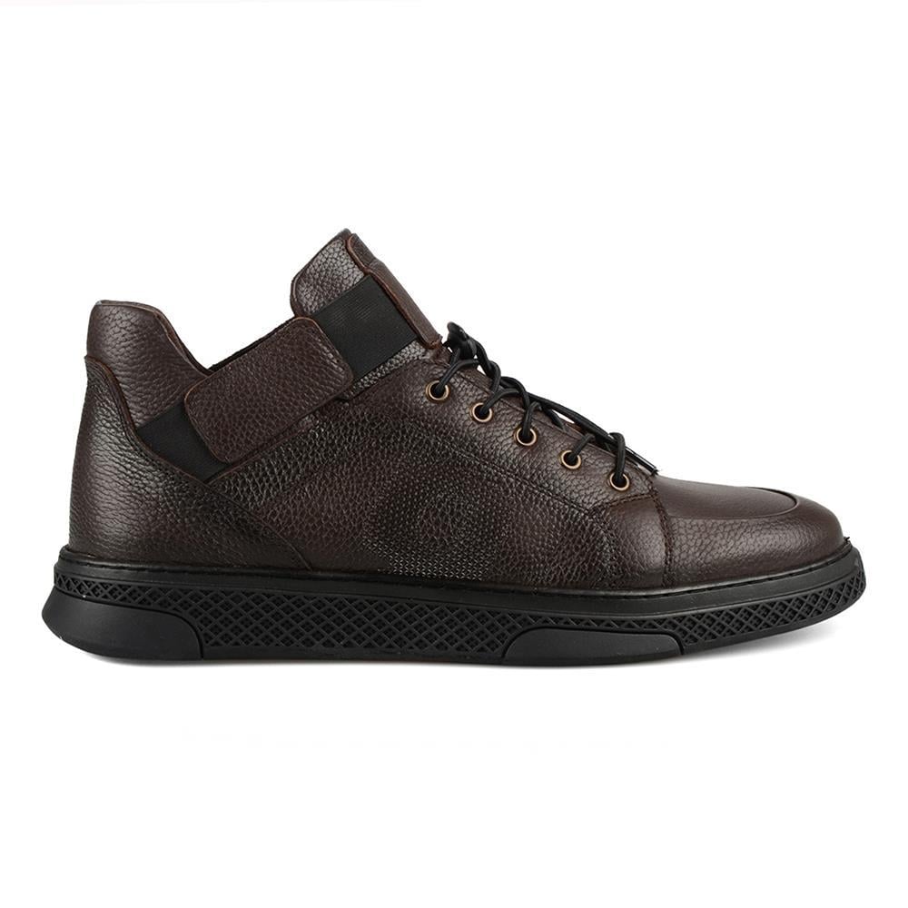 Brown Leather Men's Smart Casual Boots Martisberg