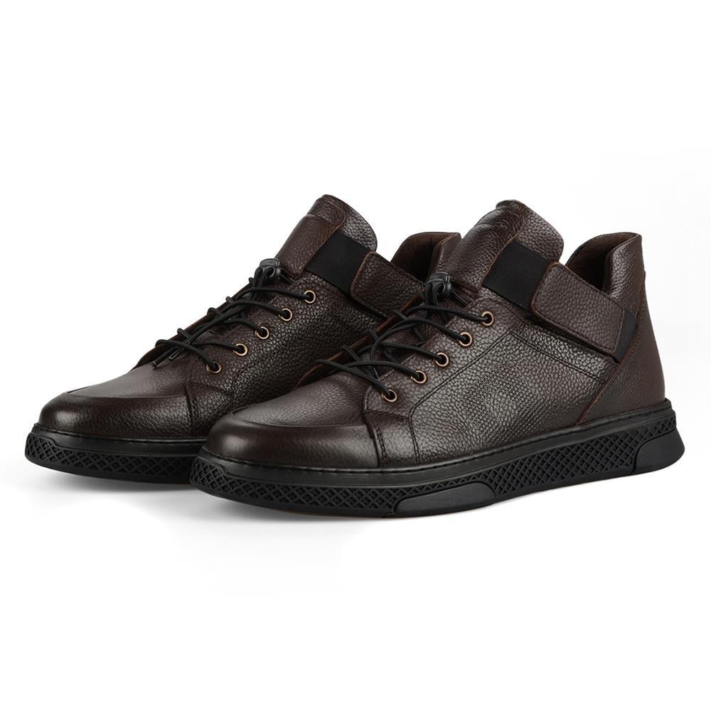 Brown Leather Men's Smart Casual Boots Martisberg