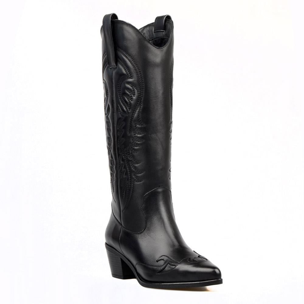 Women's Cowboy Boots Black