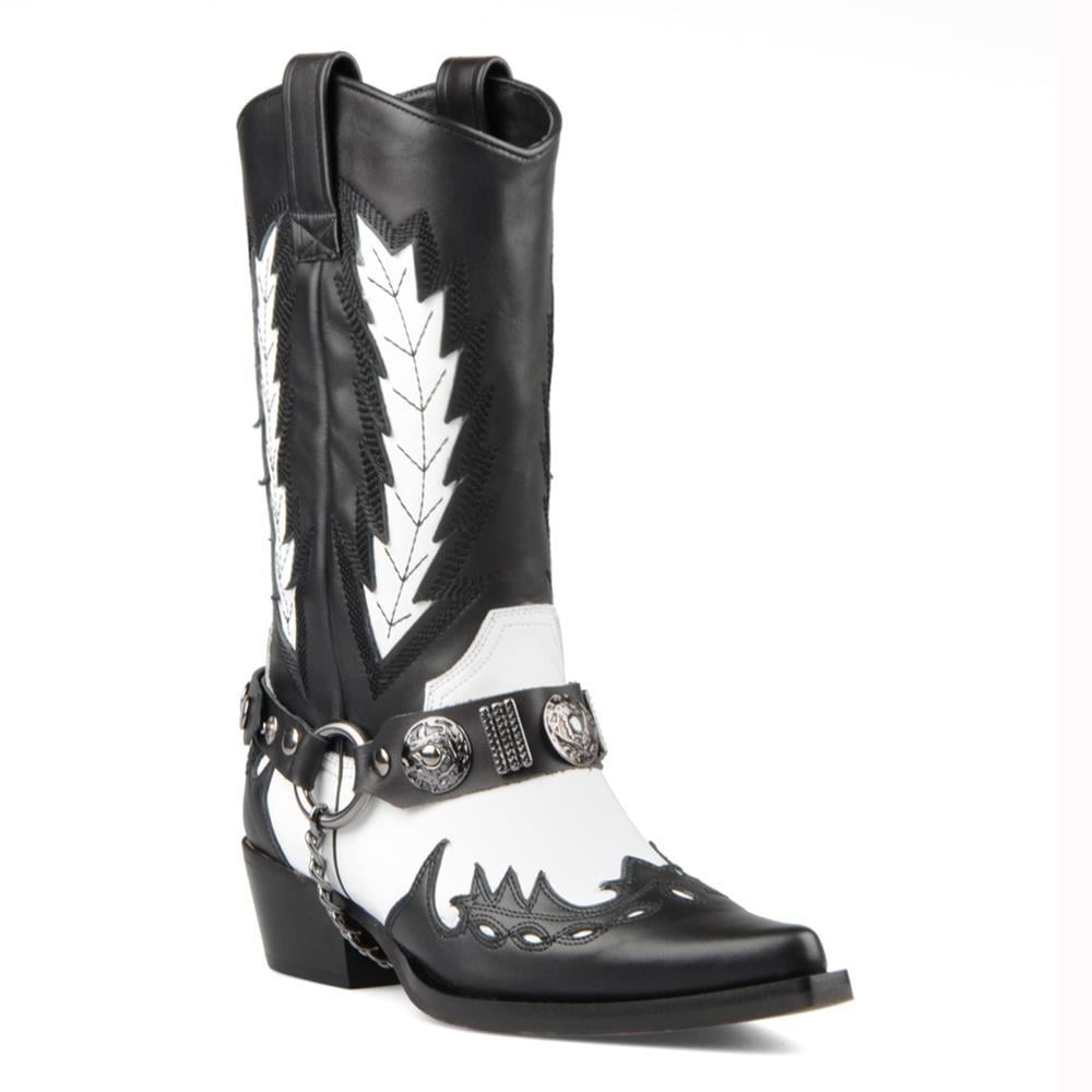 FootCourt Cowboy Boots Black