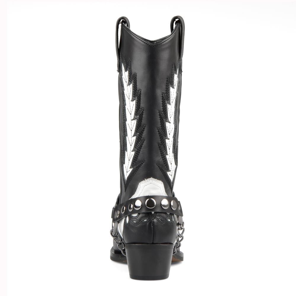 FootCourt Cowboy Boots Black