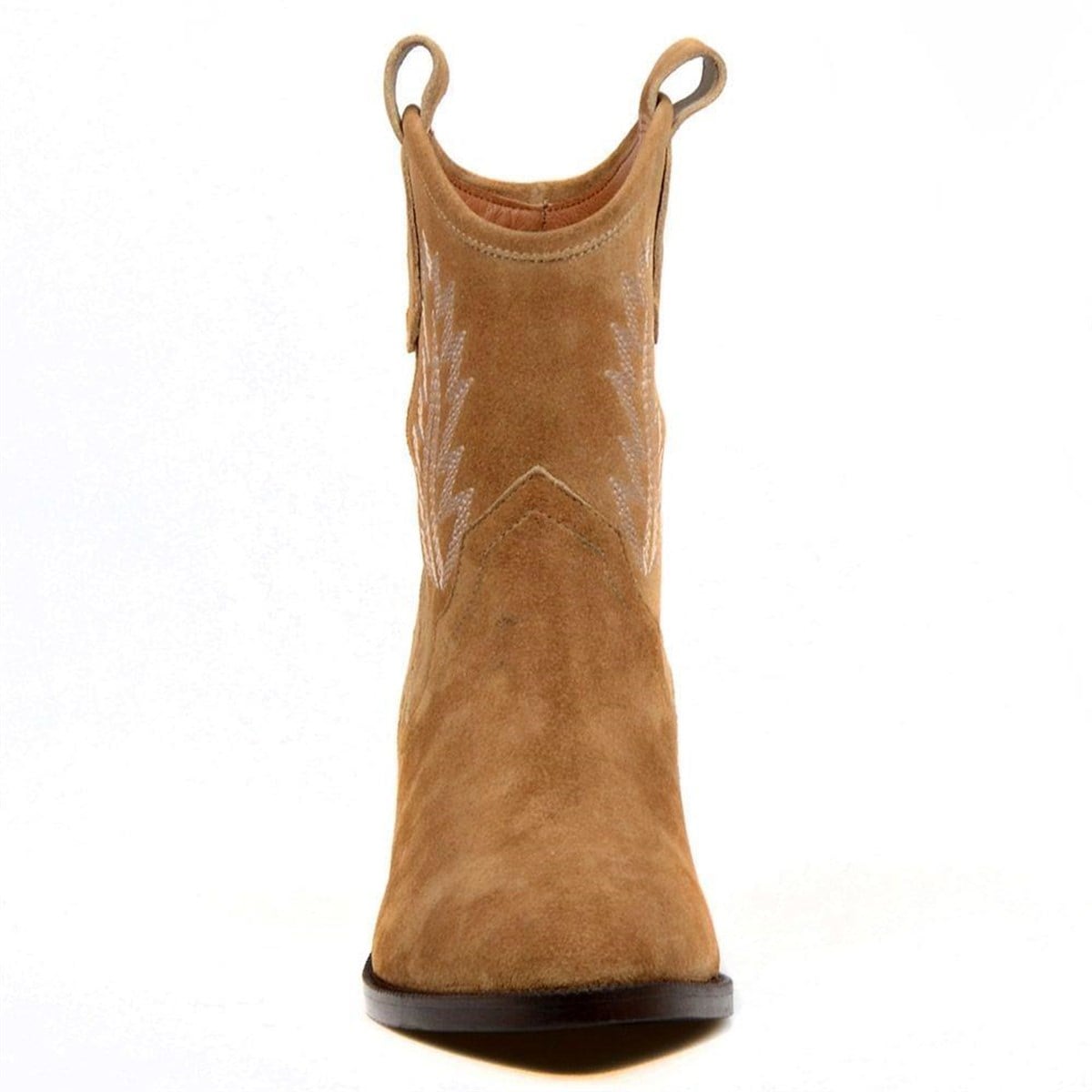 FootCourt Cowboy Boots Suede Tan