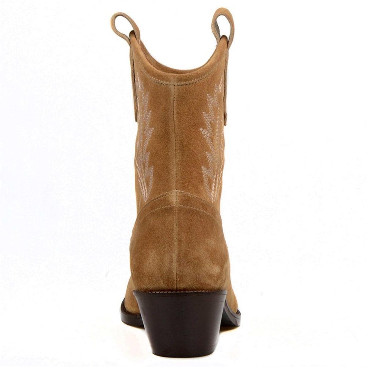 FootCourt Cowboy Boots Suede Tan