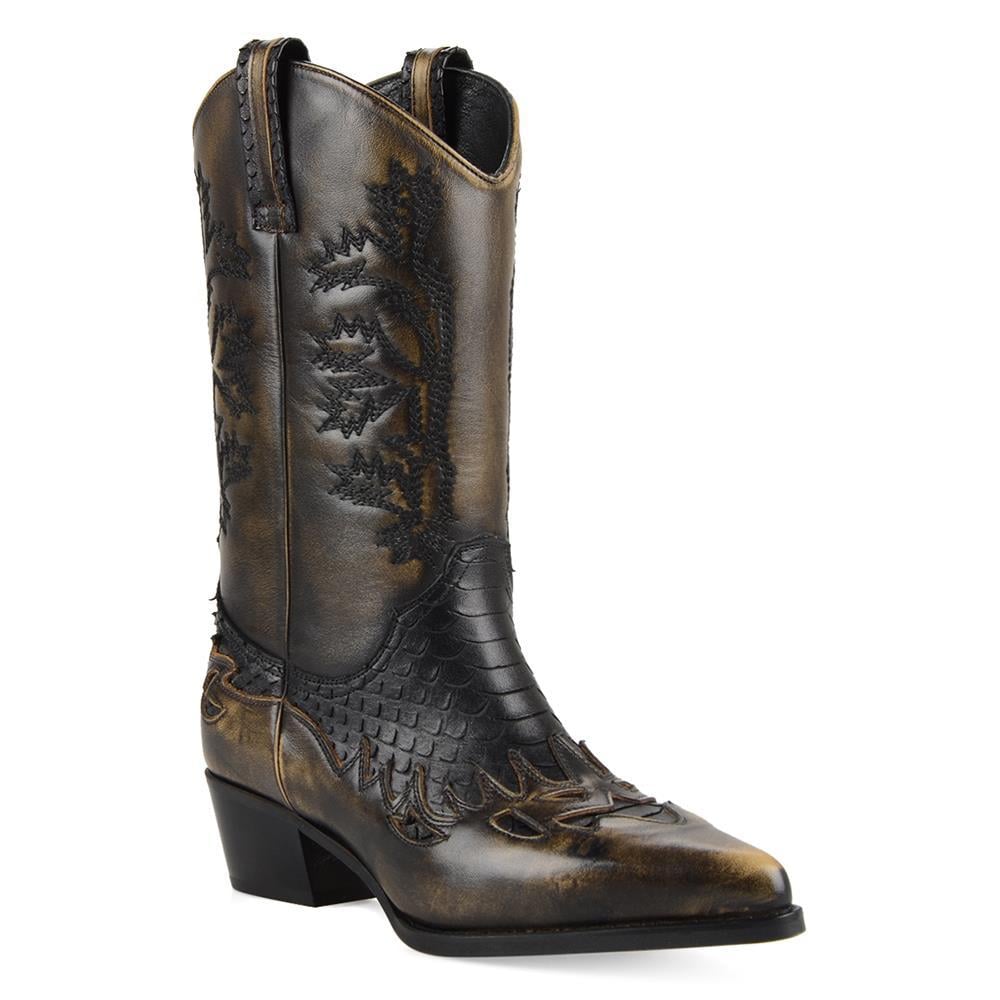 FootCourt Cowboy Boots Brown