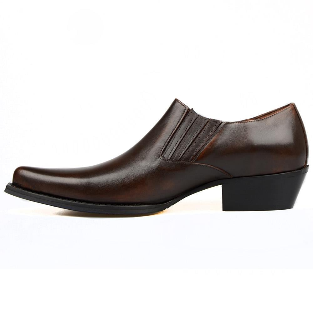 FootCourt Cowboy Shoes Brown