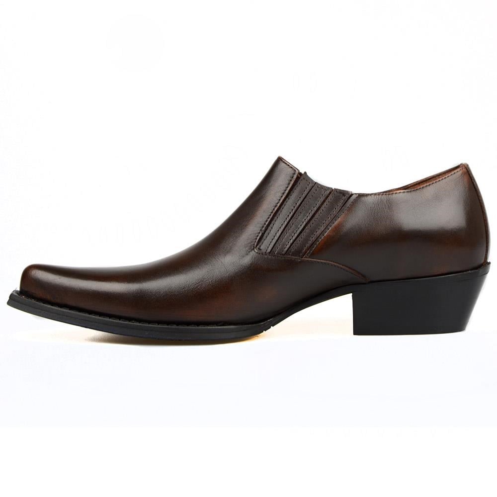 FootCourt Cowboy Shoes Brown