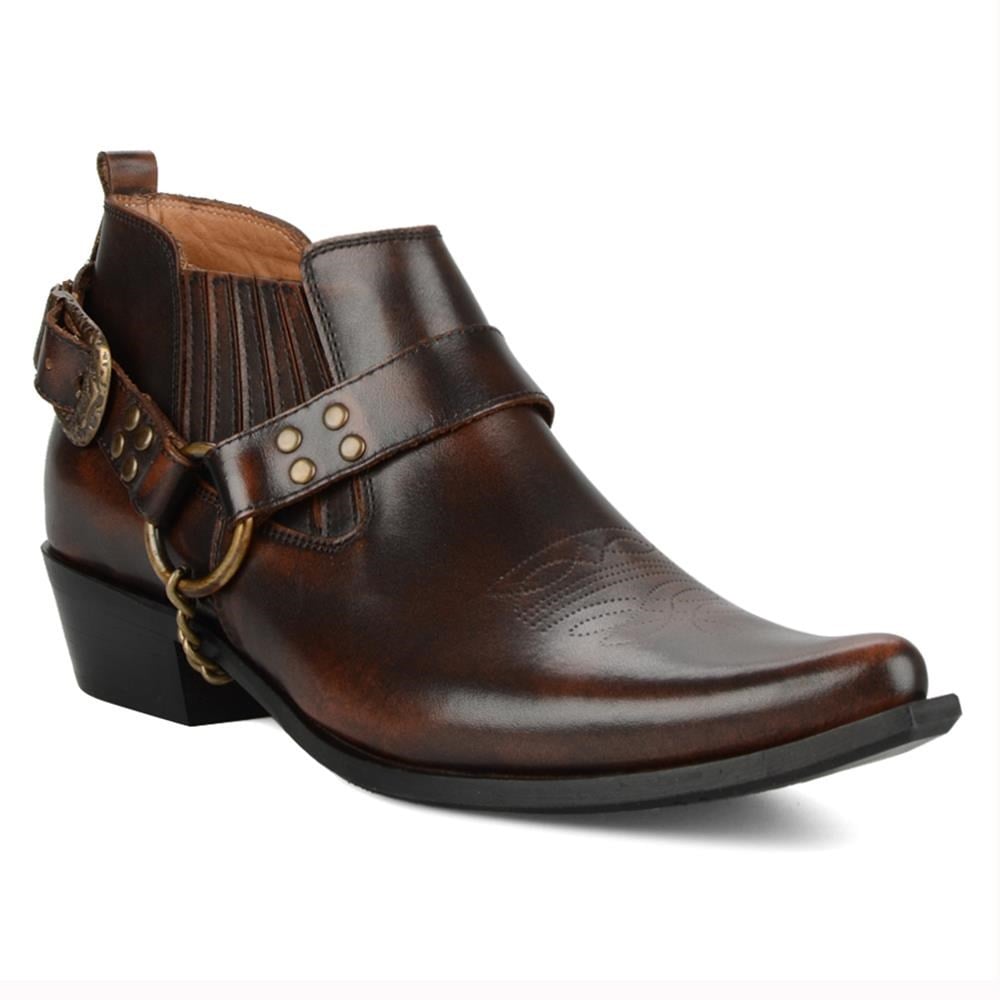 FootCourt Brown Cowboy Shoes
