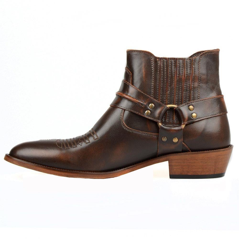FootCourt Cowboy Boots Brown