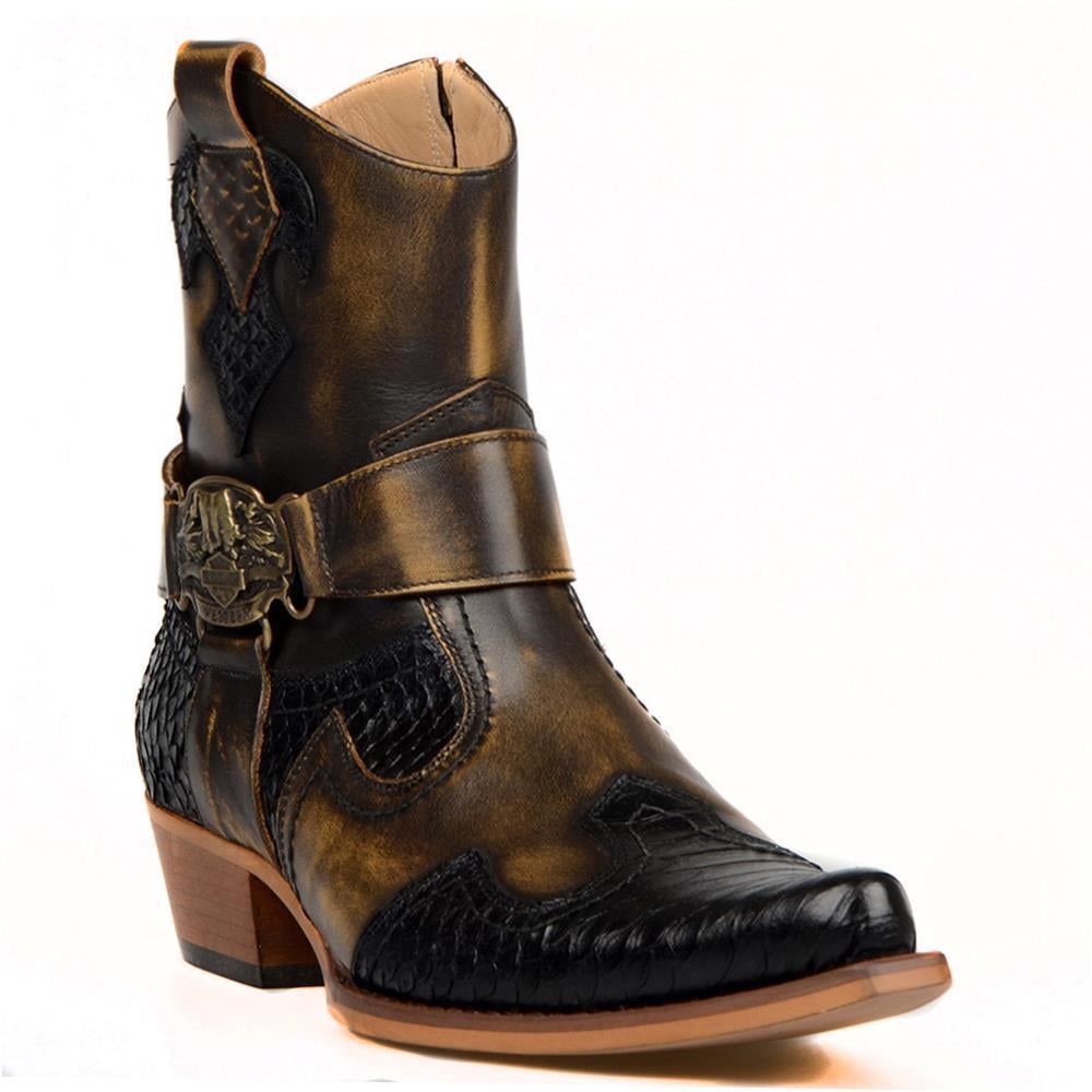 FootCourt Cowboy Boots Brown
